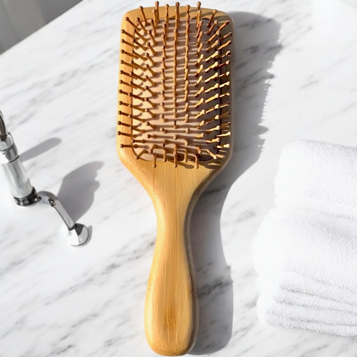 HAIR BRUSH - LARGE BAMBOO