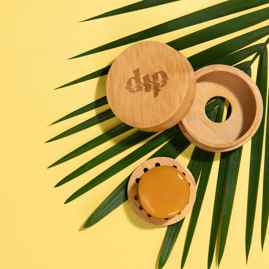 DIP BAMBOO TRAVEL CASE WITH COASTER