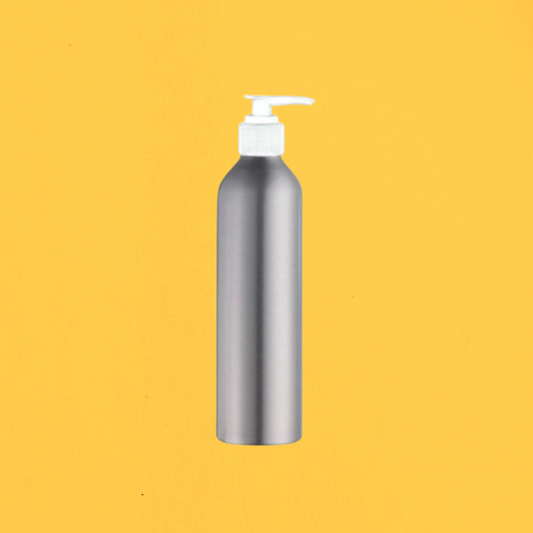 ALUMINUM BOTTLE WITH PUMP