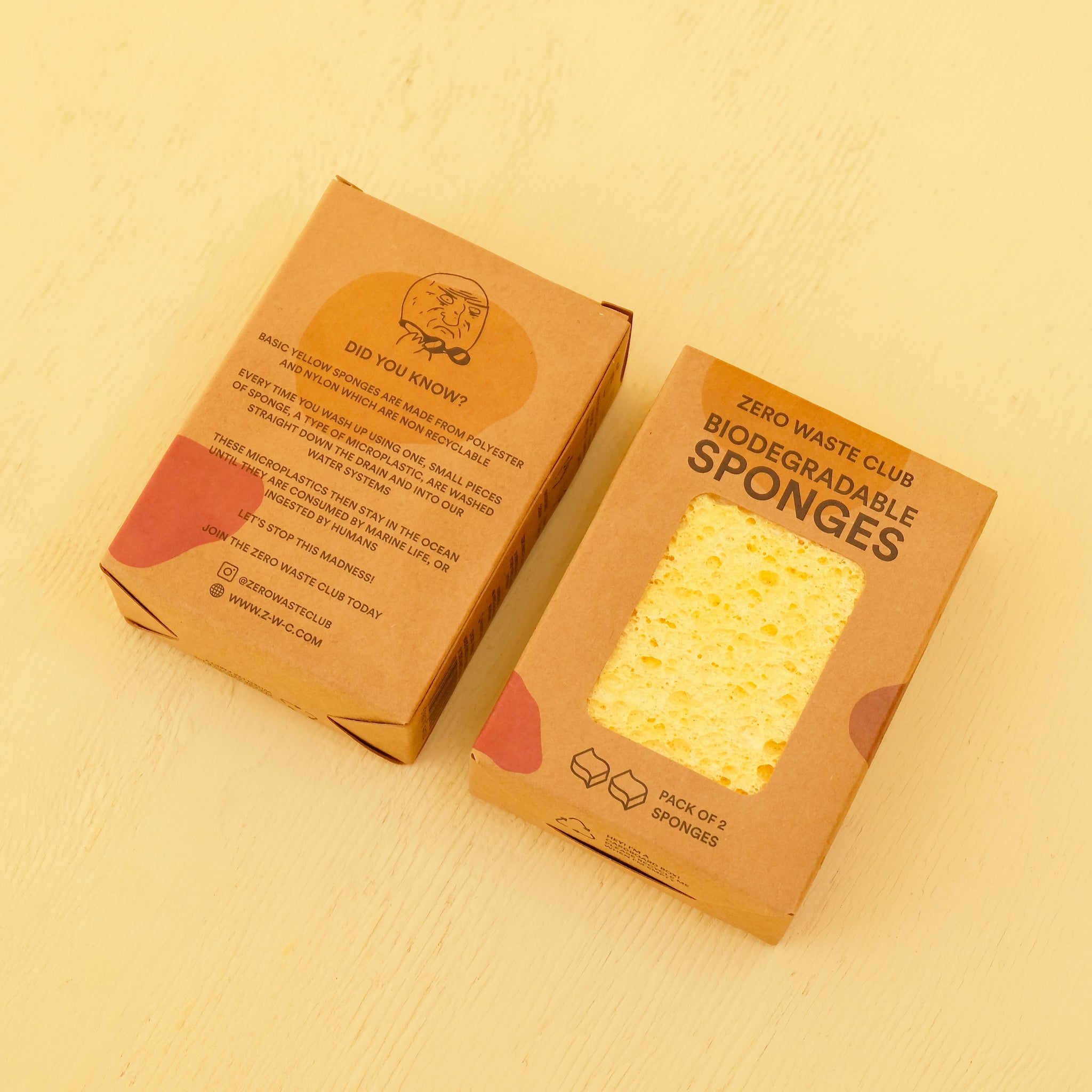 Reusable Sponge, 100% Natural Linen, Zero-Waste Kitchen – ZellJoy