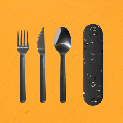 REUSABLE UTENSIL SET - STAINLESS STEEL